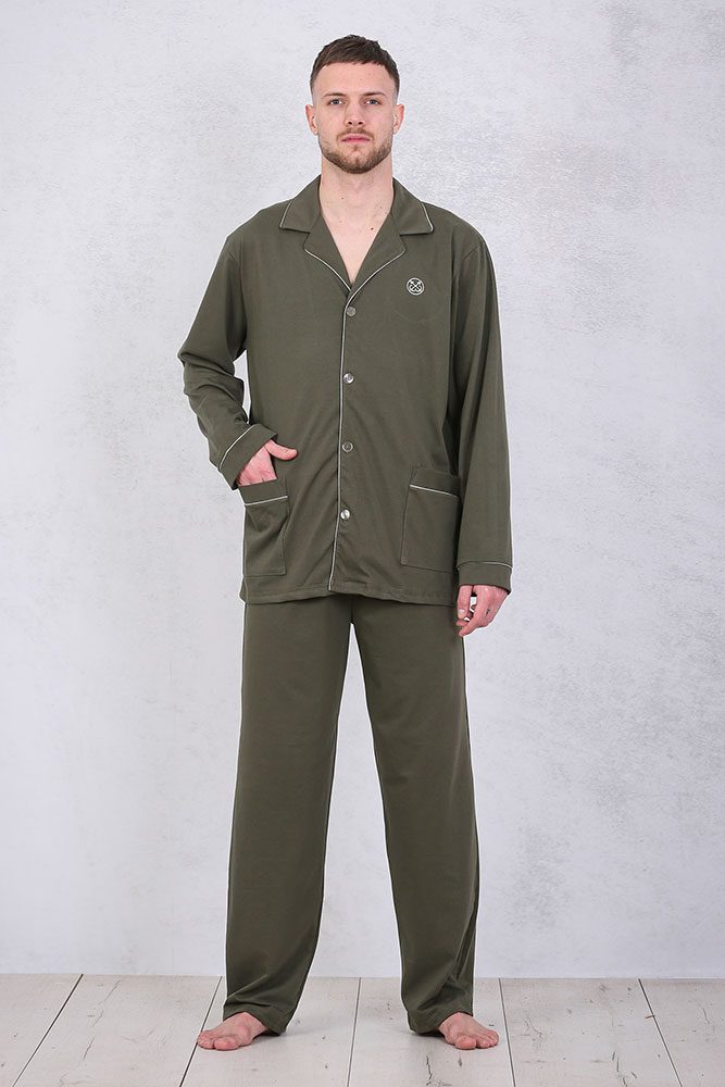 Art. 530224 Muška pidžama "Roberto" 156-DODATI-U-MUSKE-PIDŽAME-ART-530224,-BOJA-ZELENA,-VELIČINE-M,L,XL,XXL