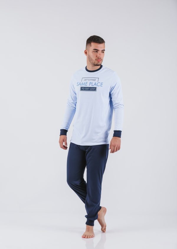 Art.530968 Muška pidžama 968 Veličine M,L,XL,XXL S.sastav 100_ pamuk Održavanje 60 Cena-2.180.00 (slika 1)