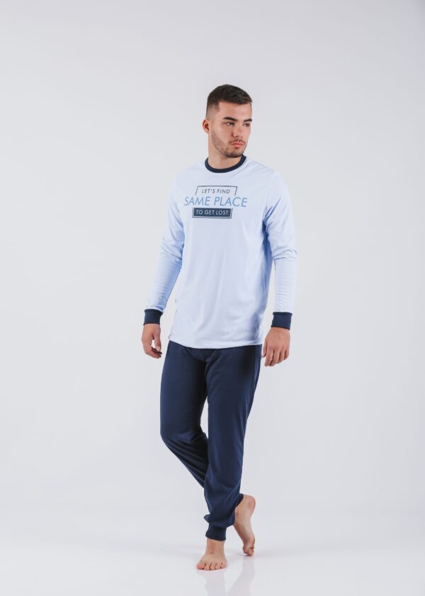 Art.530968 Muška pidžama 968 Veličine M,L,XL,XXL S.sastav 100_ pamuk Održavanje 60 Cena-2.180.00 (slika 1)