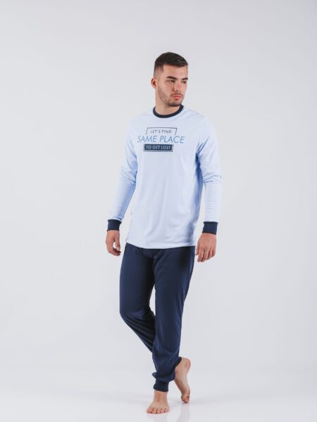 Art.530968 Muška pidžama 968 Veličine M,L,XL,XXL S.sastav 100_ pamuk Održavanje 60 Cena-2.180.00 (slika 1)