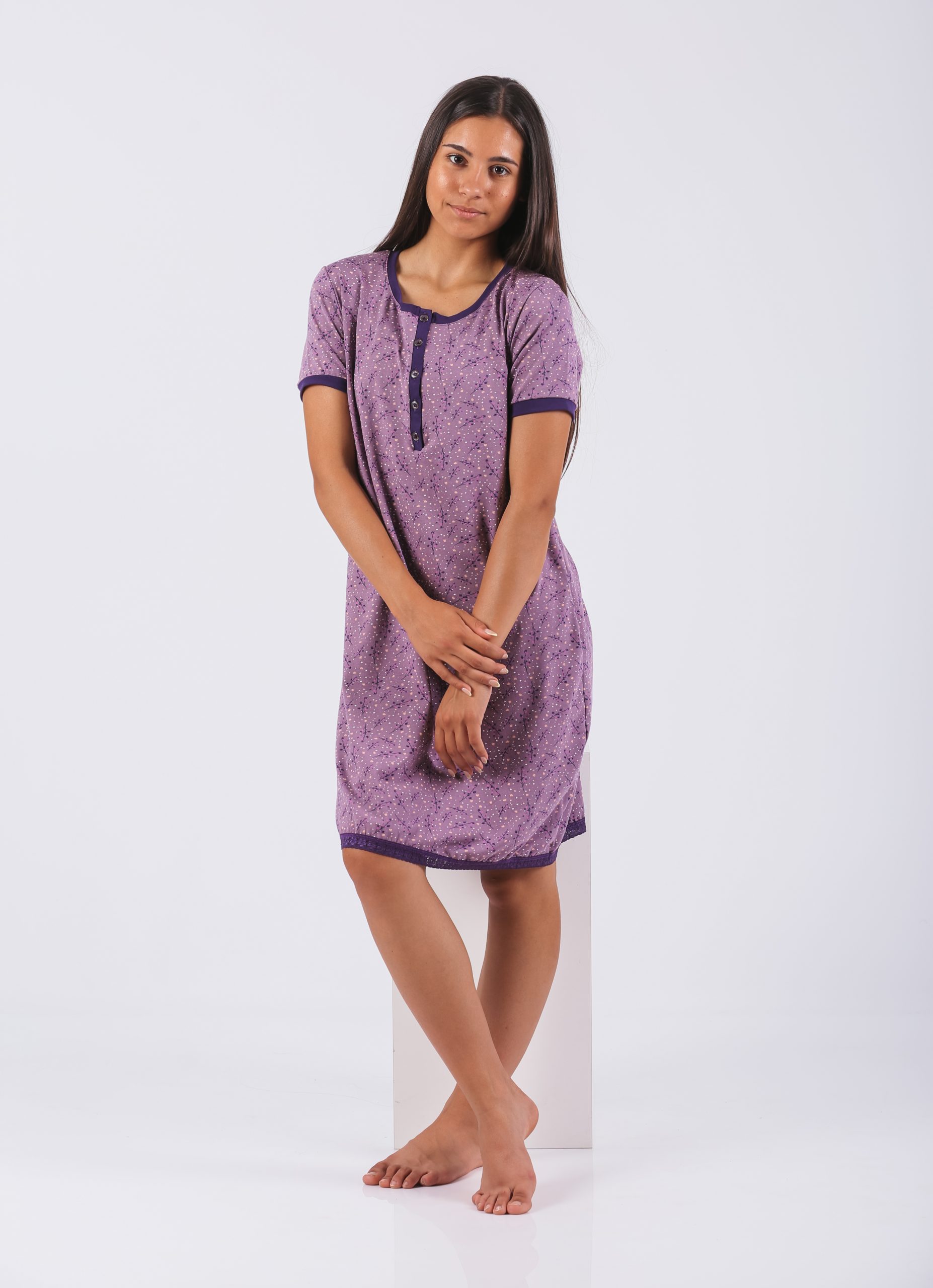 Spavaćica Huana 1021-2, pamuk i elastan, za udoban noćni odmor