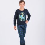 Dečija muška pidžama 504 Art.504-1, 100% pamuk za udoban san