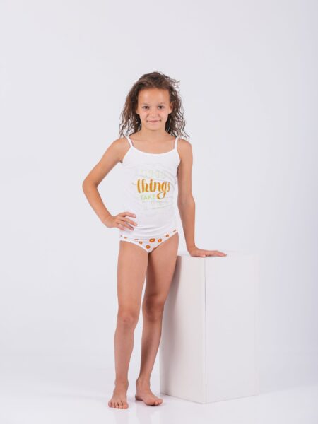 Dečiji ženski komplet Art.559-3, pamuk i elastan za devojčice