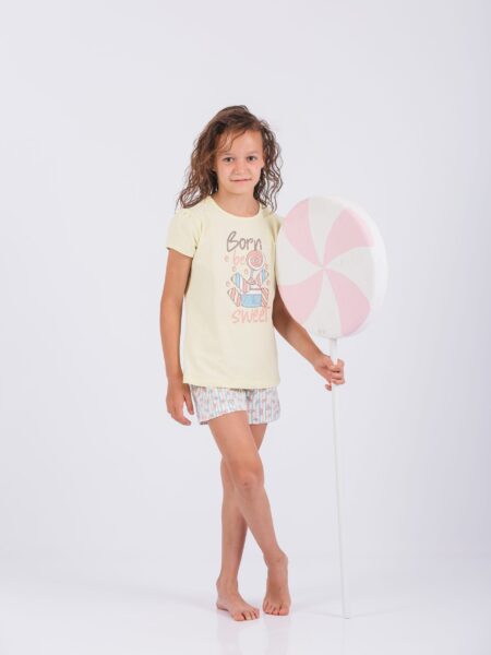 Dečiji ženski bebi dol 568 Art.568-2, pamuk i elastan za devojčice