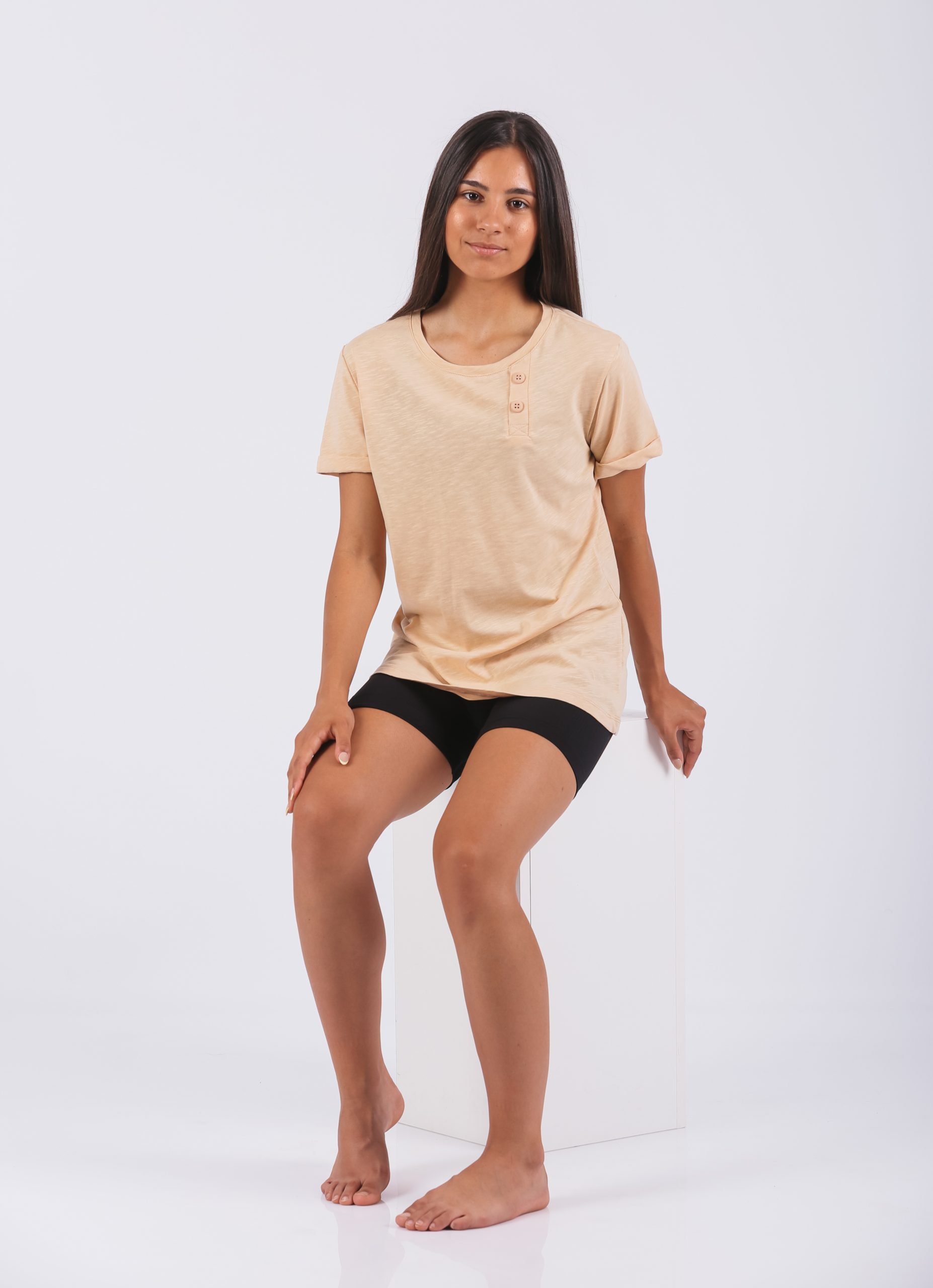 Art.834-3 Ženska majica Sara veličine M,L,XL,XXL Sir.sastav 100_pamuk Održavanje 60stepeni Cena- 1040,00 Ženska majica Sara 834, 100% pamuk za udobnost,boja koze