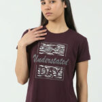 Ženska pamučna majica 1063 bordo boja – Lotos Arilje