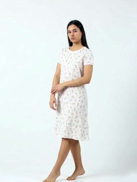 Art. 530860-1 — Ženska spavaćica 860– 100% pamuk, kratki rukav | Lotos Arilje